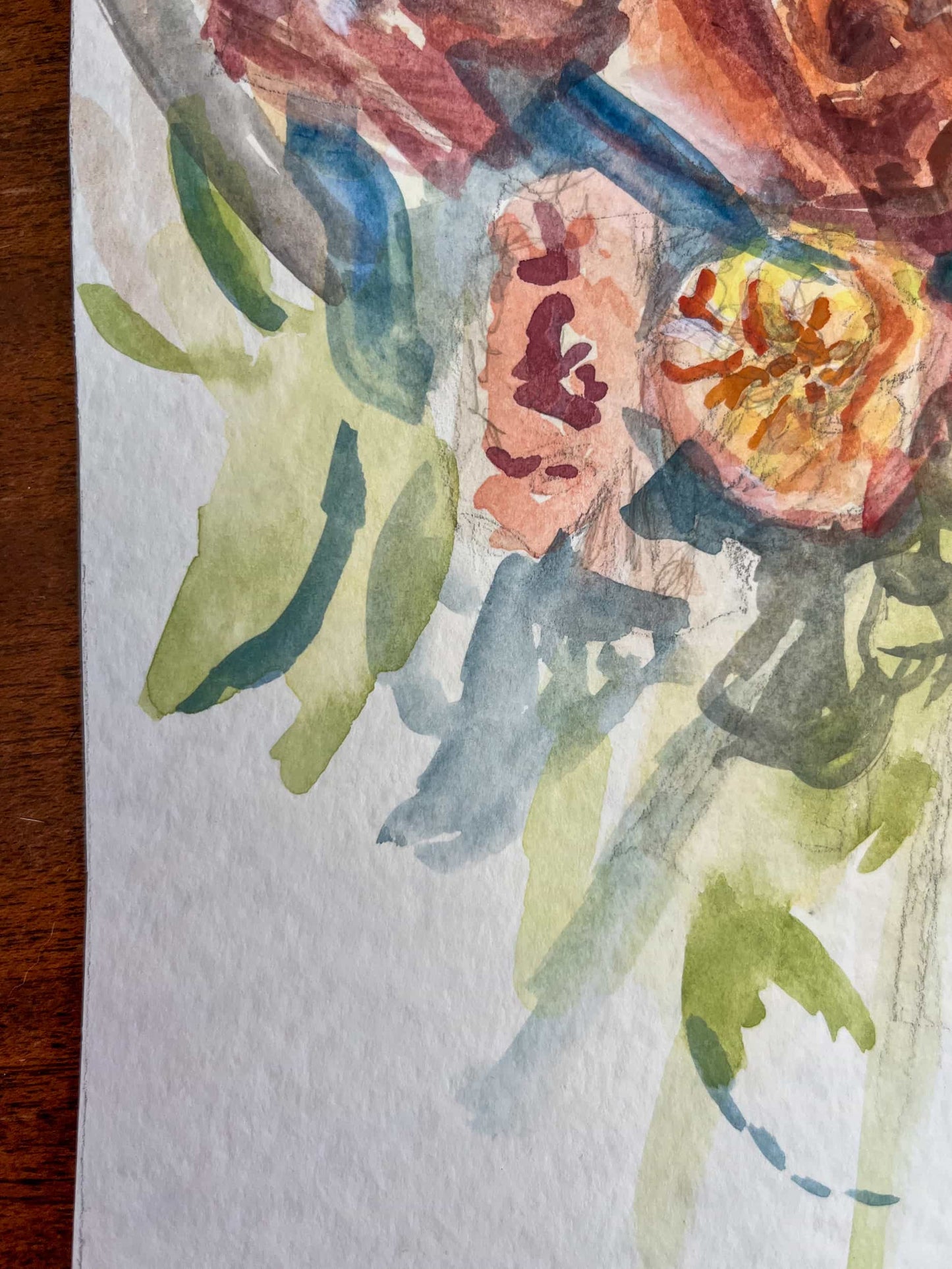 Bridal Bouquet Sketch