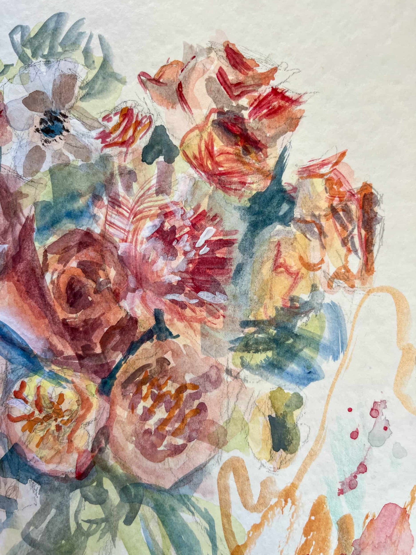 Bridal Bouquet Sketch