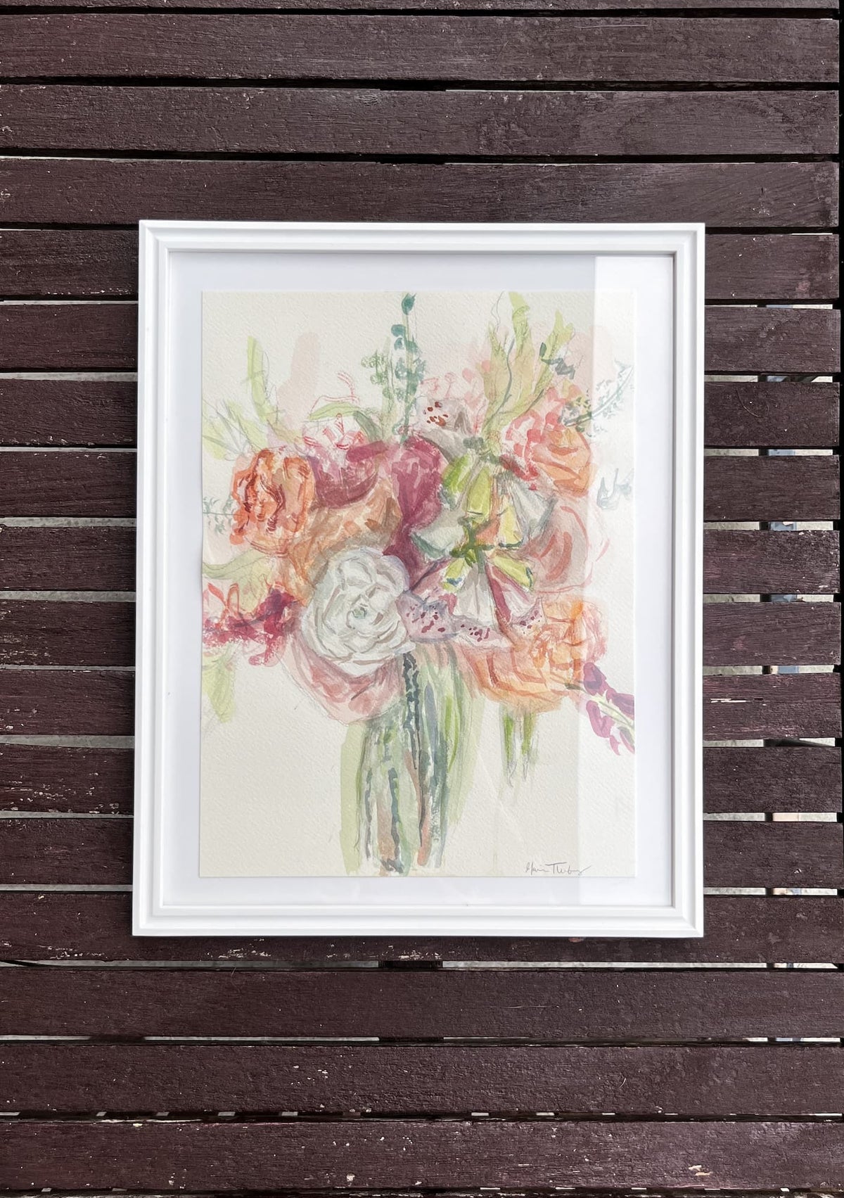 Bridal Bouquet Sketch
