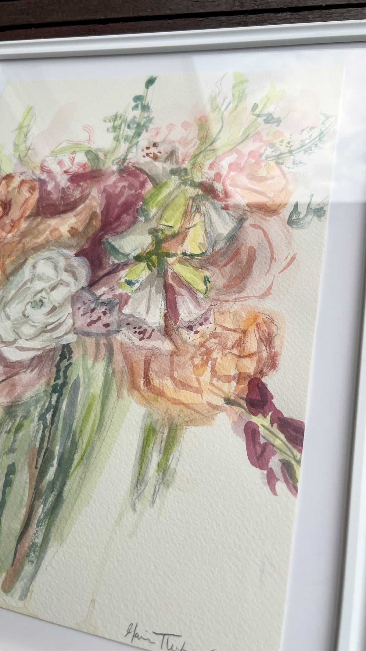 Bridal Bouquet Sketch