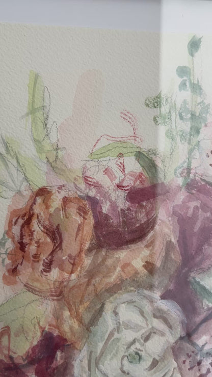 Bridal Bouquet Sketch